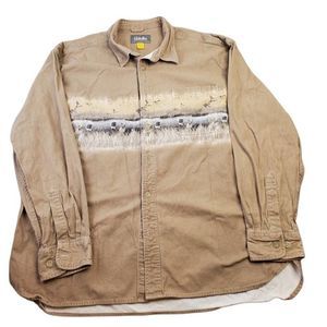 Cabela's Flannel Button Down Shirt Size 2XL